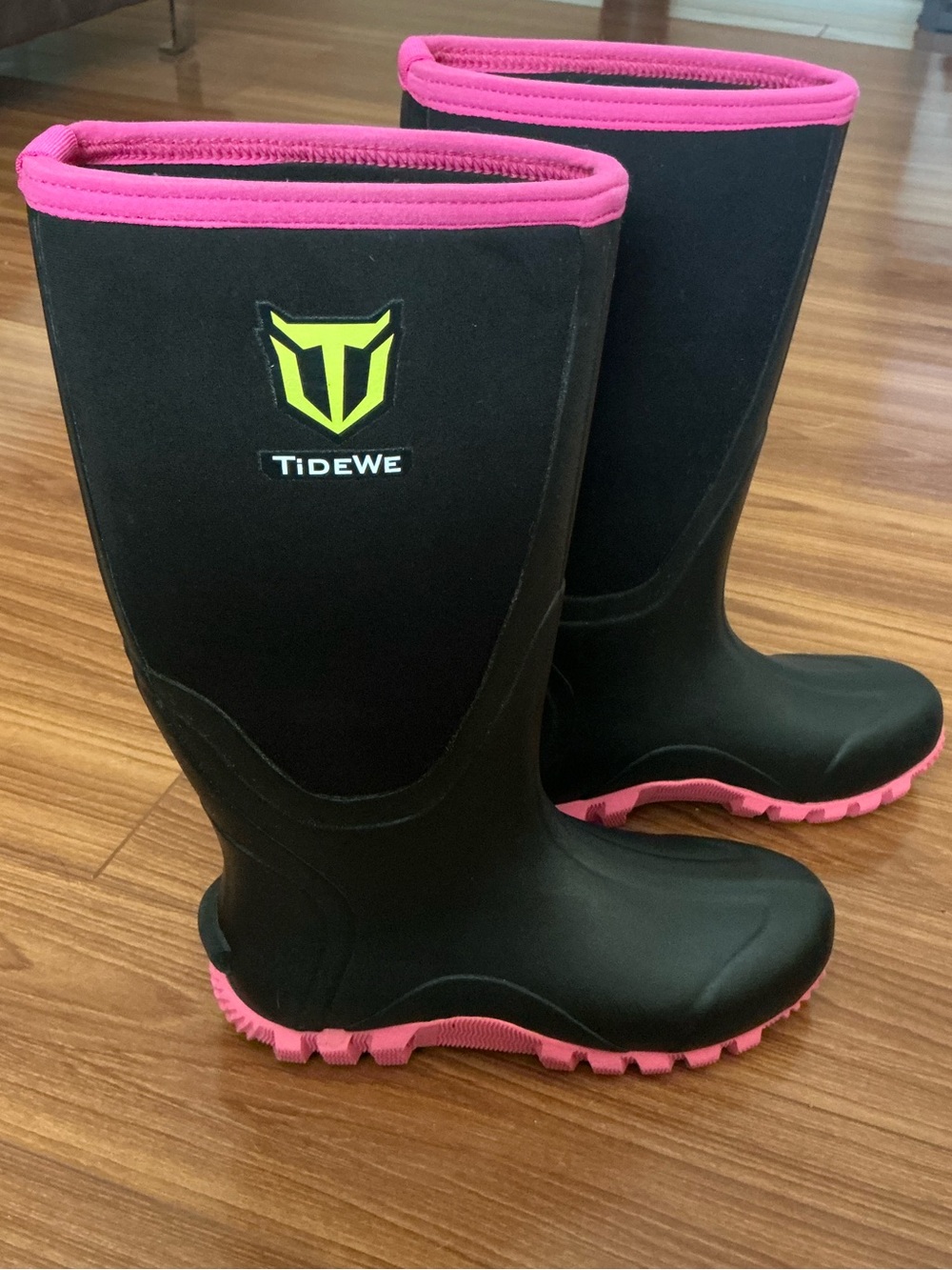 Tidewe Outdoor Rubber Boots Multi-Season Waterproof Rain Hunting Gardening 8